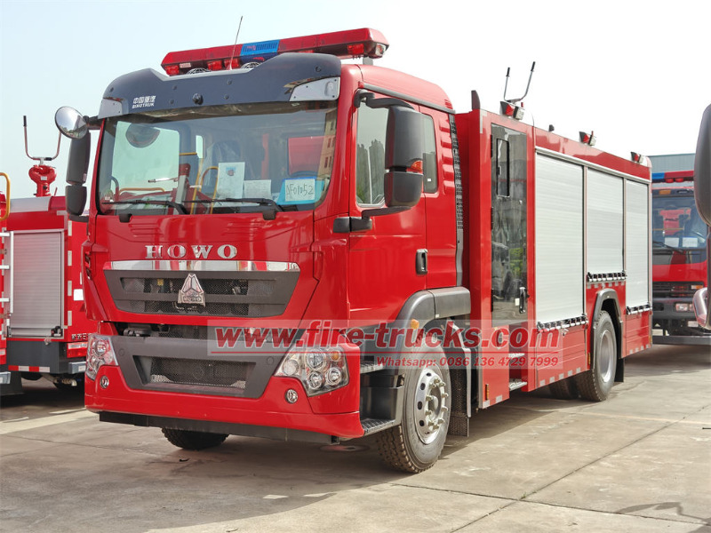 HOWO 4×2 heavy resuce fire vehicle