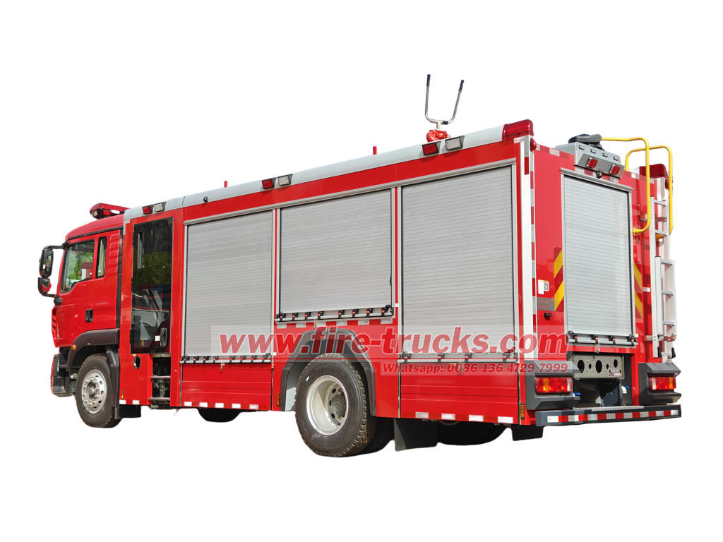 HOWO 7000L tender fire truck