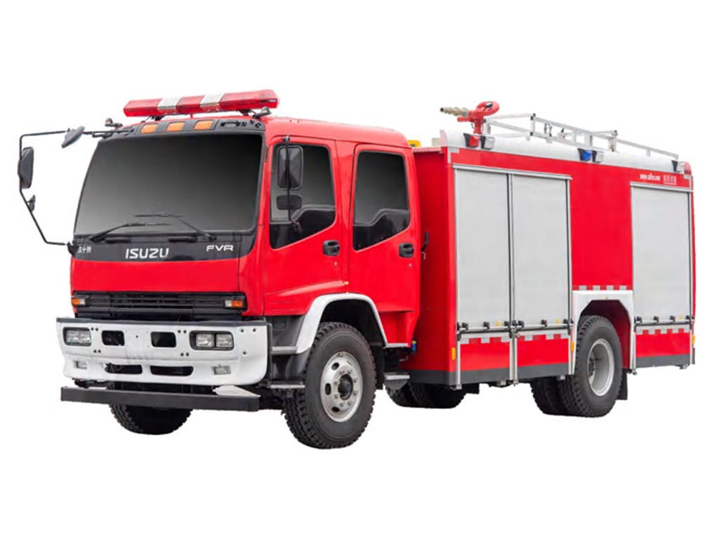 Isuzu FVR 300HP water foam fire fighting truck