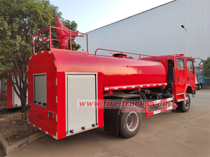 HOWO 4x4 water spray fire engine