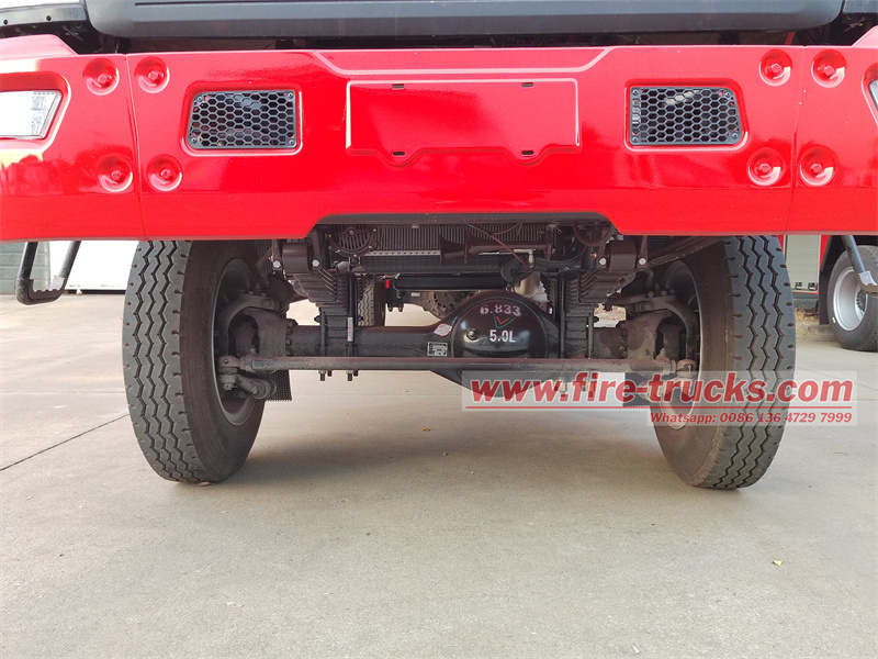 HOWO 4x4 fire sprinkler truck
