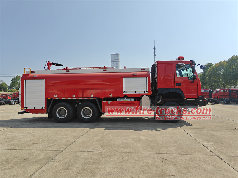 HOWO 6X6 12cbm  water tender fire engine