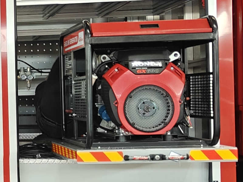HOWO rescue fire truck with SHT15000HA generator HOWO rescue fire truck with SHT15000HA generator