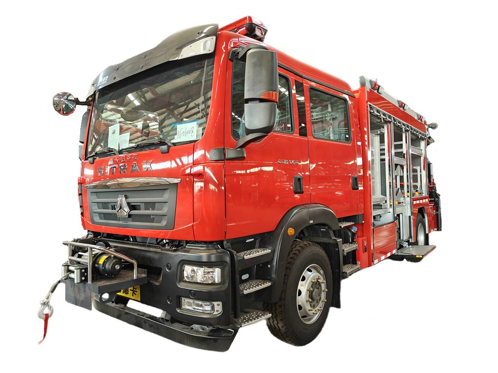 SINOTRUK HOWO emergency rescue fire truck SINOTRUK HOWO emergency rescue fire truck