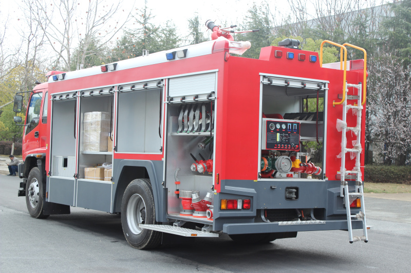 Nigeria Federal Fire Service Truck Isuzu technical drawing