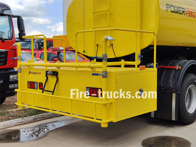 Rear platform and storage box