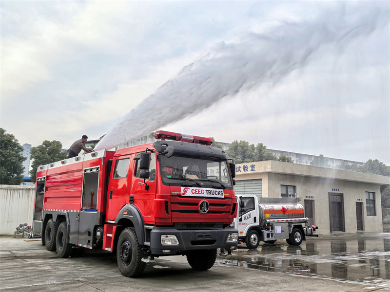 BEIBEN 6X4 2638 12CBM heavy rescue fire truck