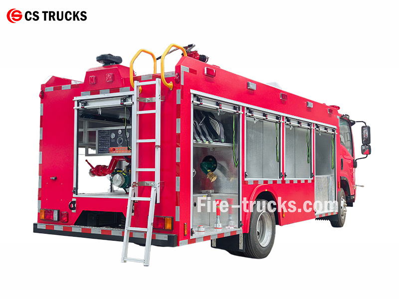 isuzu 4x2 fire water tender