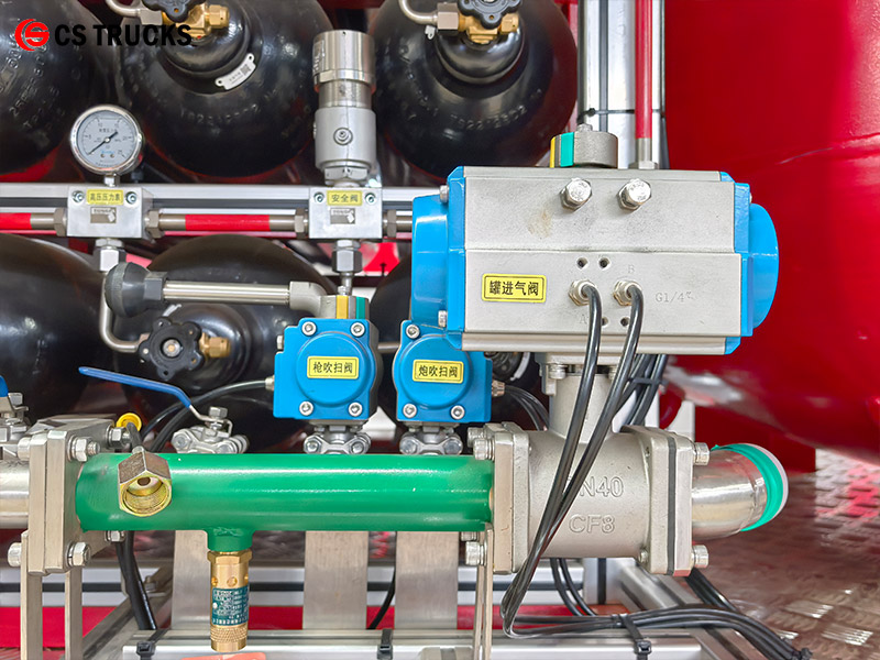 howo Dry agent powder fire truck