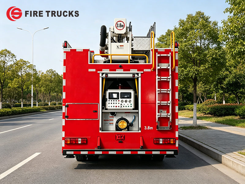 Foam fire fighting vehicle firefighting equipment