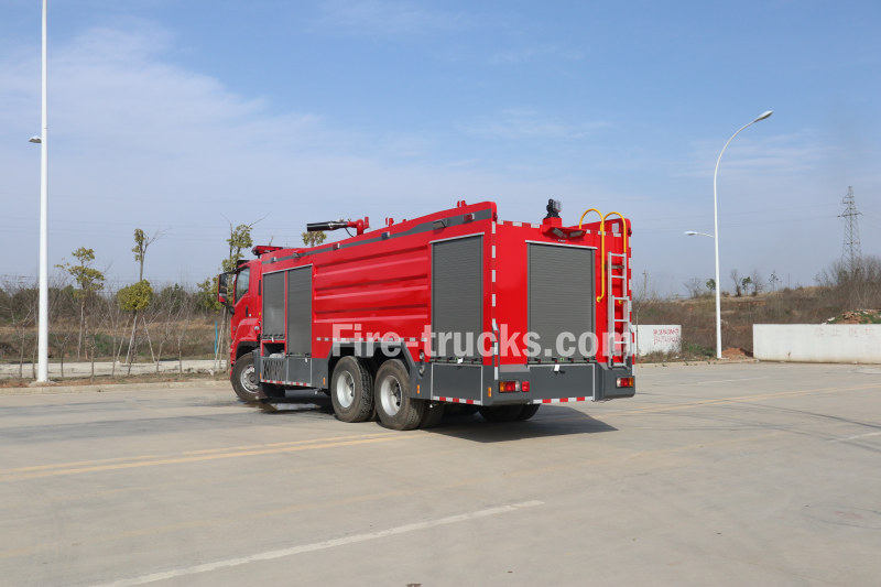 Isuzu Philippines 6x4 Heavy Duty Dry Powder Foam Fire Truck 