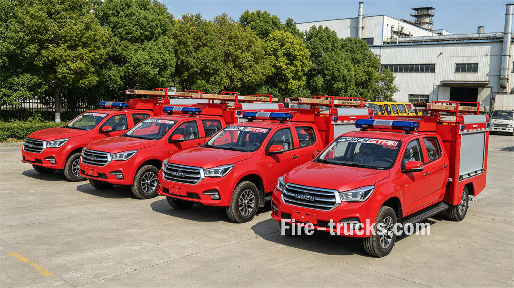 Moldova ISUZU pickup 600L fire engine