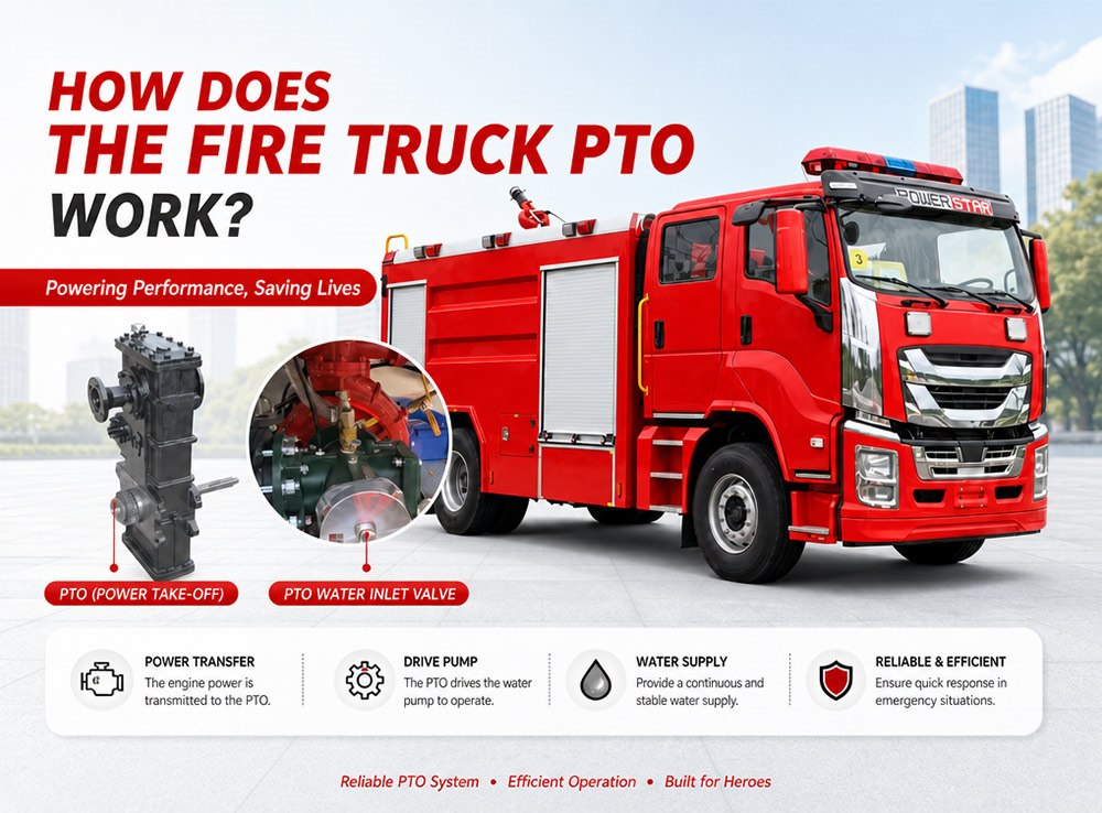 How Does a Fire Truck PTO(Power Take Off) Work