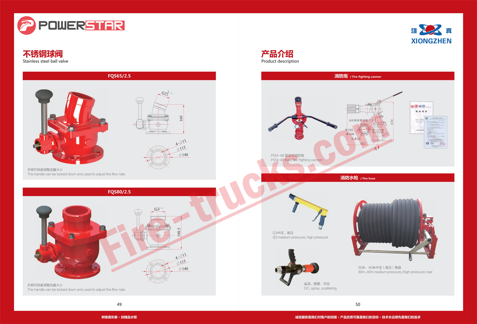 Xiongzhen Fire Pump Catalogue