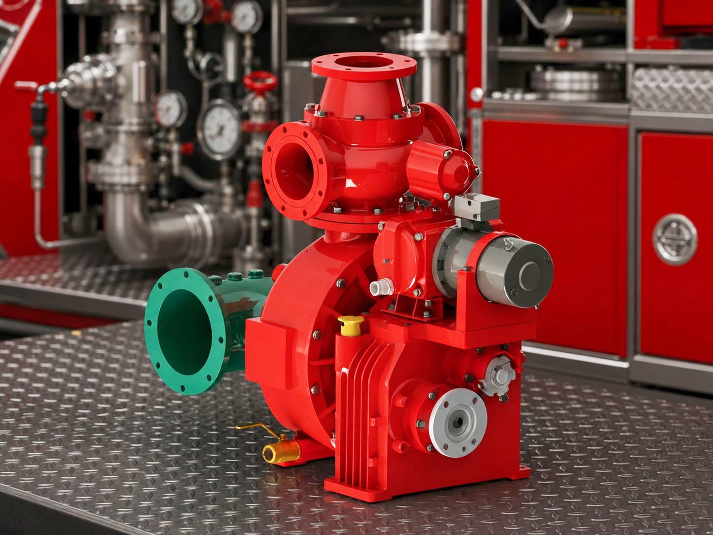 how fire pump impeller creates water pressure