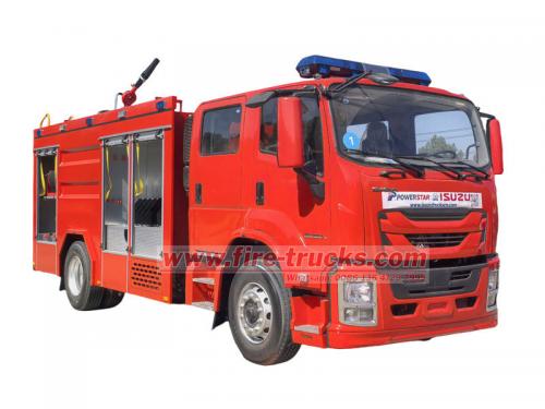 ISUZU FTR water-foam fire engine