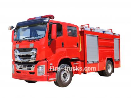 ISUZU GIGA 4500L foam water fire truck