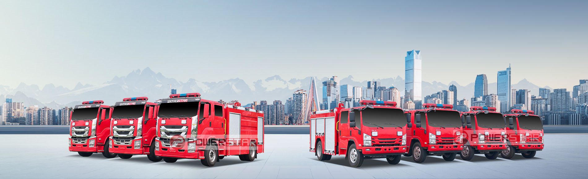 Isuzu fire rescue truck