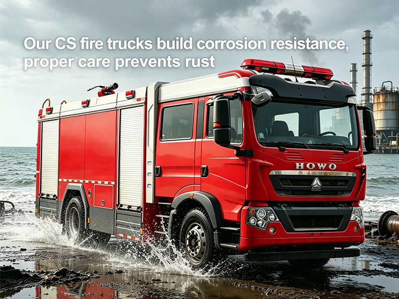 Réservoir de camion de pompiers qui rouille ? Explication du revêtement anticorrosion et du matériau du réservoir