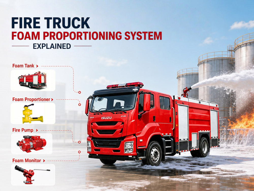 Explication du système de proportionnement de mousse pour camions de pompiers