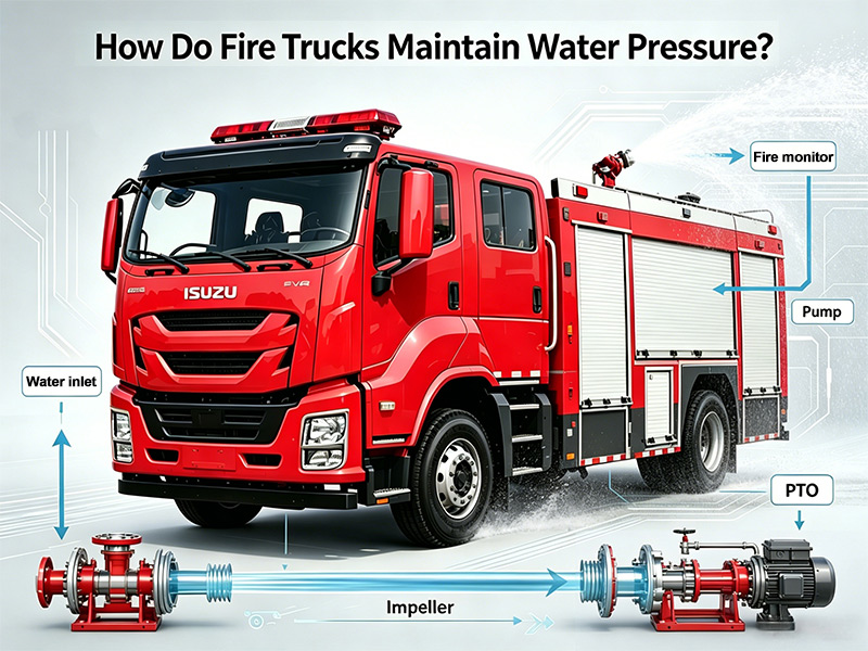Comment les camions de pompiers maintiennent-ils la pression de l’eau ?