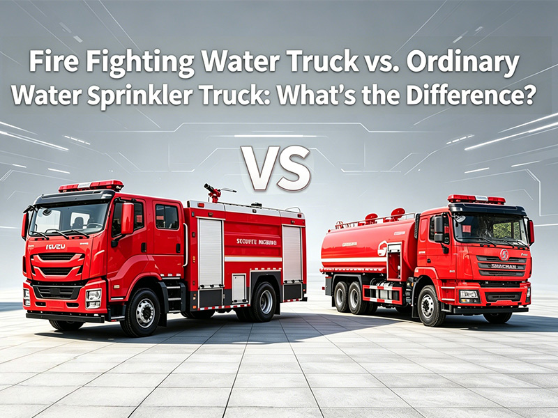 Camion-citerne de lutte contre l'incendie vs. camion-citerne d'arrosage d'eau ordinaire : quelle est la différence ?