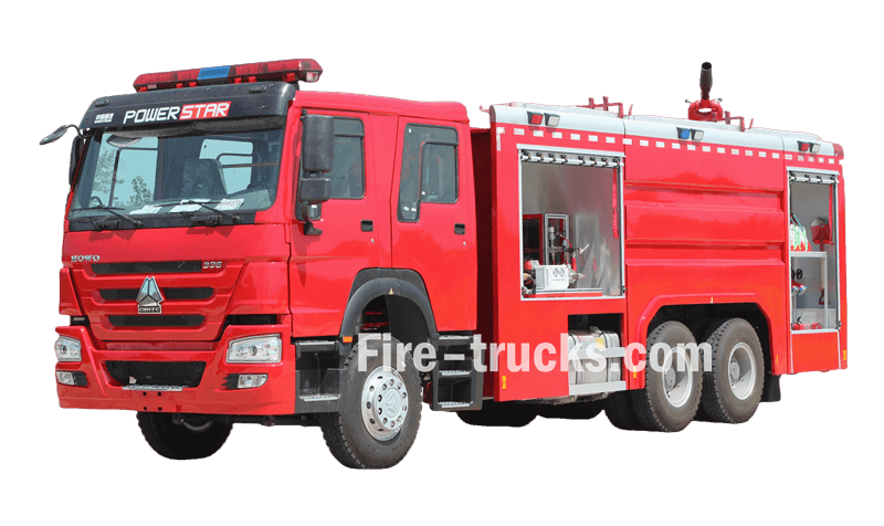 Camion de pompiers en mousse