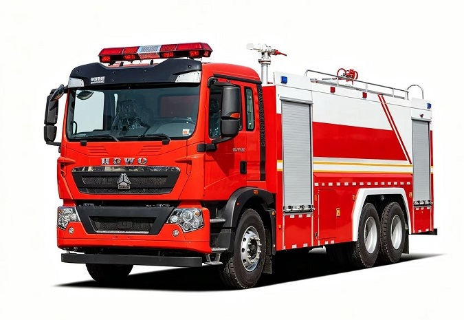 Camion de pompiers en mousse