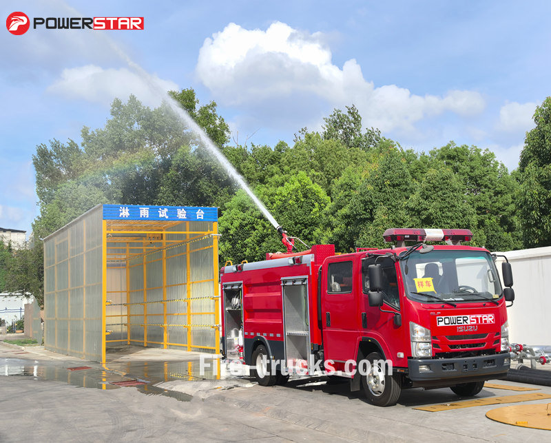 ISUZU 4x2 Urban Rapid Intervention Fire Truck